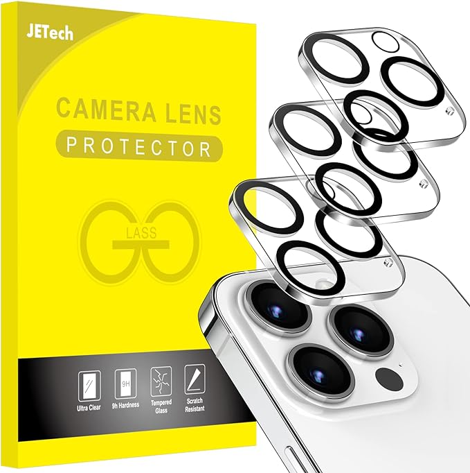 JETech Camera Lens Protector for iPhone 14 Pro 6.1-Inch and iPhone 14 Pro Max by JETech