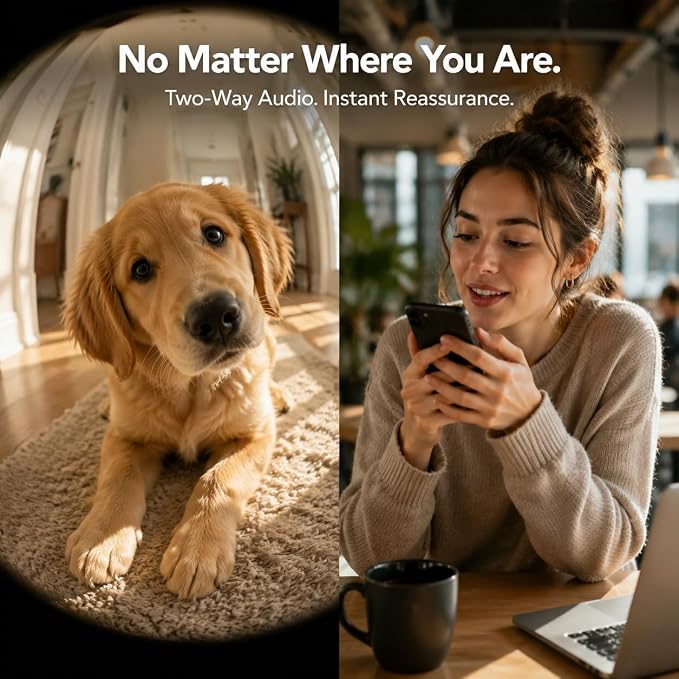 2K 5G Indoor Security Camera, No Subscription AI Baby Monitor - Image 3