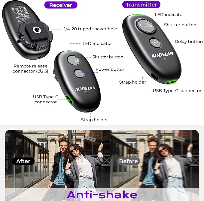 for Sony Camera Rechargeable Remote Shutter Release - Image 8