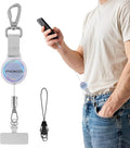 MoKo Anti-theft Phone Tether, Universal Phone Lanyard Retractable Steel Line by MoKo