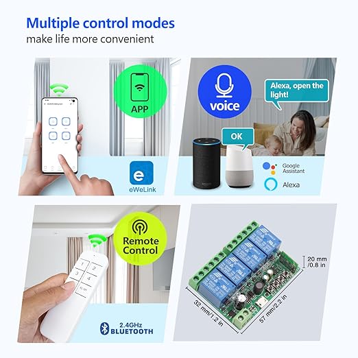 DieseRC 4 Channels WiFi Smart Switch - Image 2