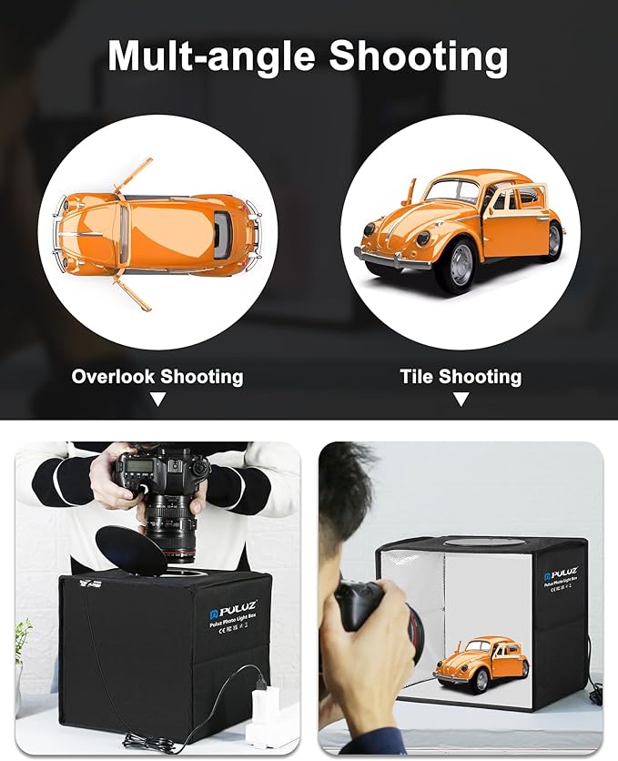 PULUZ Mini Photo Studio Light Box, Photo Shooting Tent kit, Portable Folding - Image 3