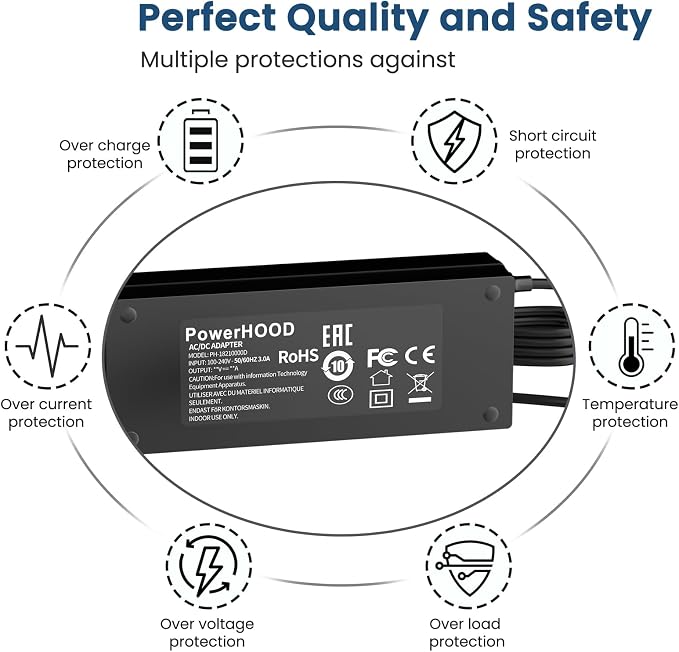 12V AC Adapter Compatible with Asustor AS5202T - Image 6