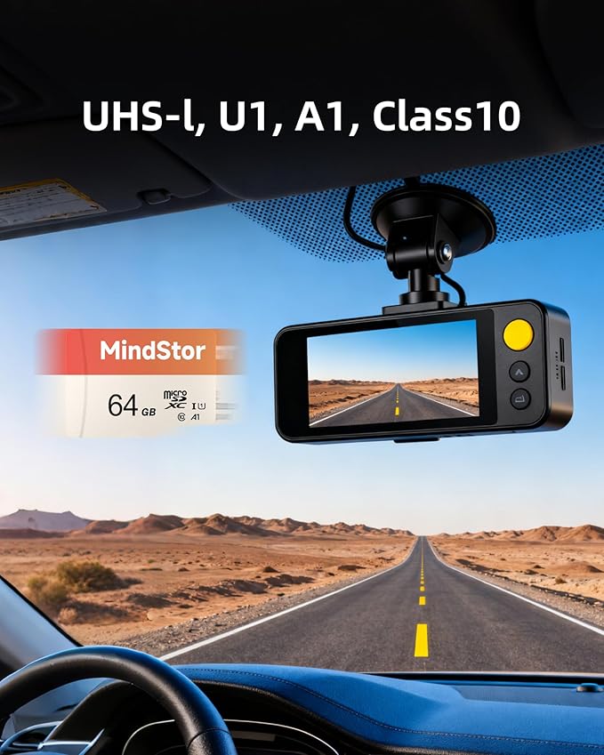 Micro SDXC 64GB Memory Card, MindStor 90MB/s Read Speed TF Card - Image 3