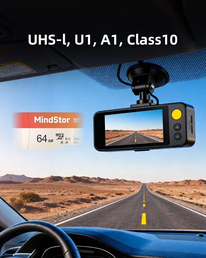 Micro SDXC 64GB Memory Card, MindStor 90MB/s Read Speed TF Card - Image 2