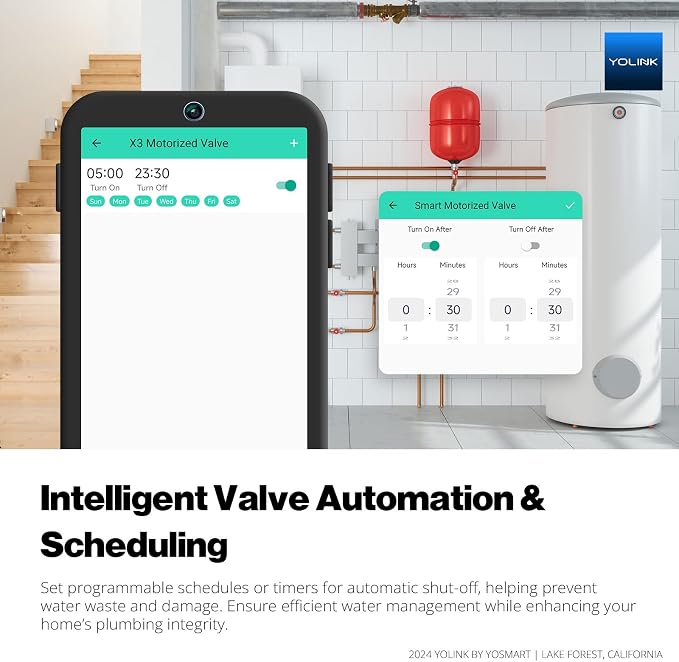 NSF Certified YoLink X3 Smart 3/4" Motorized Stainless Steel Ball Valve - Image 7