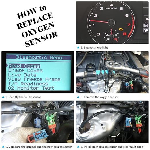 Oxygen Sensor Compatible with Edge Explorer F-150 Flex Mustang Taurus Transit - Image 6