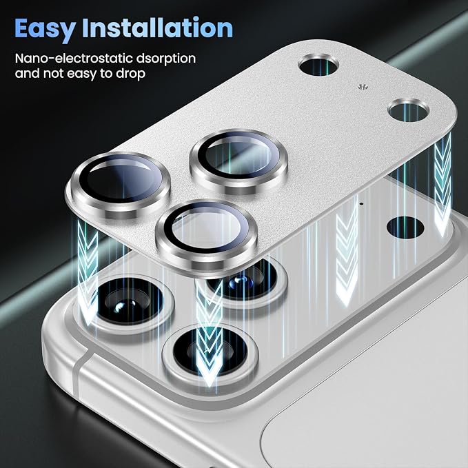Uyiton Compatible with iPhone 17 Pro Camera Lens Protector - Image 8