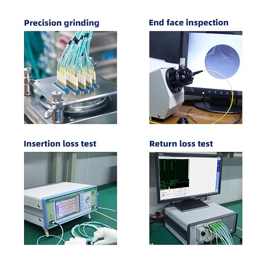 OM1 Fiber Patch Cable LC/UPC to ST/UPC Multimode Duplex 62.5/125μm Fiber - Image 4