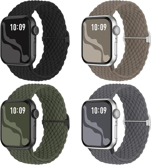 4 Pack Braided Stretchy Bands Compatible by Suitisbest