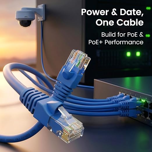 GEARit Cat 6 Ethernet Patch Cable 50 ft Blue - Image 7