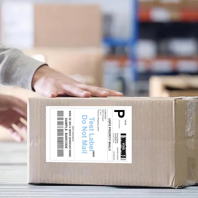 9527 Product Shipping Labels 4x6, 20 Rolls x 250 Labels, Direct Thermal - Image 7