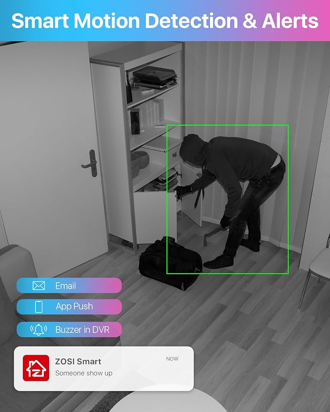 ZOSI 3K Lite 8CH Home Security Camera System - Image 3