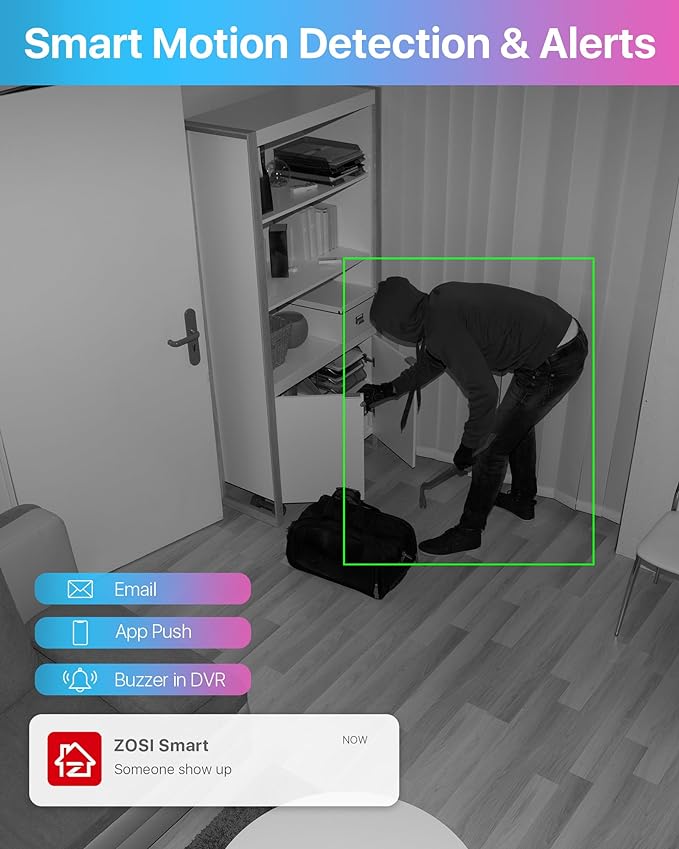 ZOSI 3K Lite 8CH Security Camera System - Image 3
