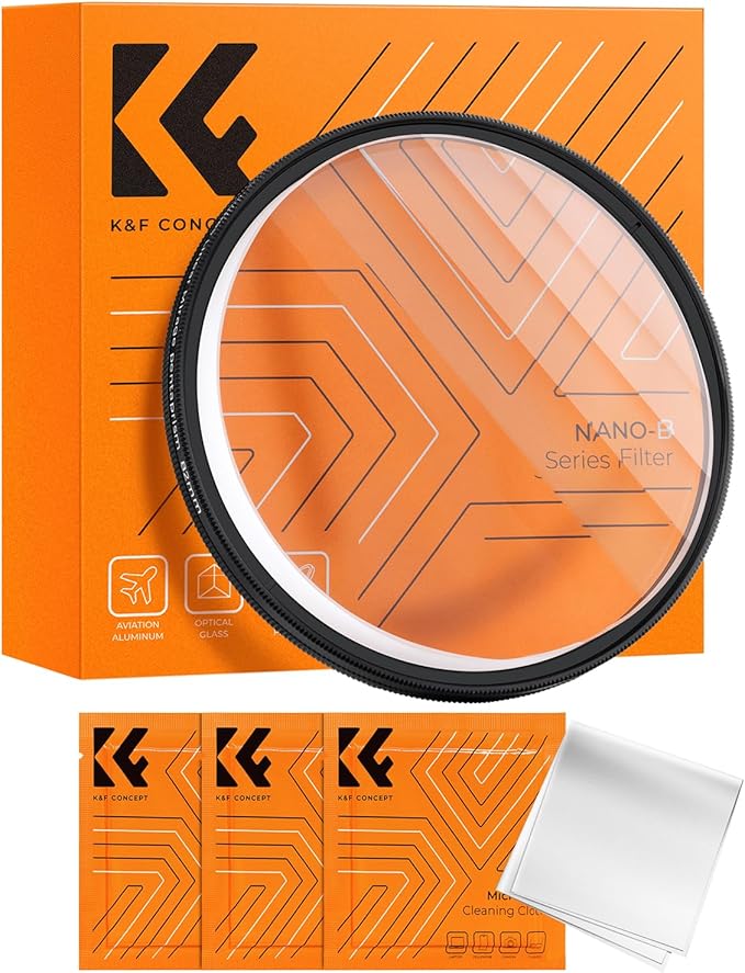 K&F CONCEPT 82mm Linear Glass Prism, Foreground Blur, Repeated Color Images by KFCONCEPT