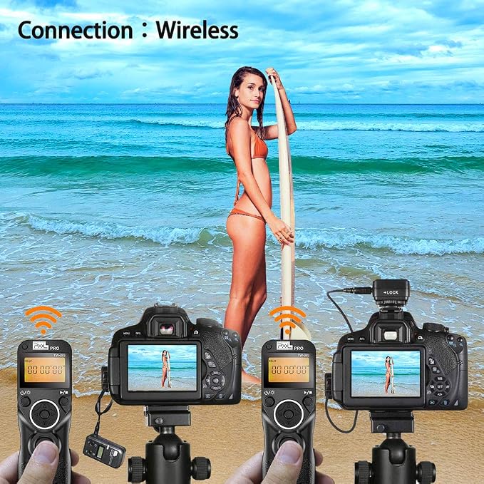 Pixel TW-283 C2 Wireless Shutter Remote, Camera Remote Control Shutter Release - Image 5