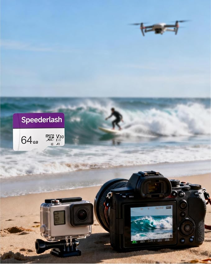 Micro SDXC Memory Card 64GB Pack, Speederlash Camera Plus TF Card - Image 7