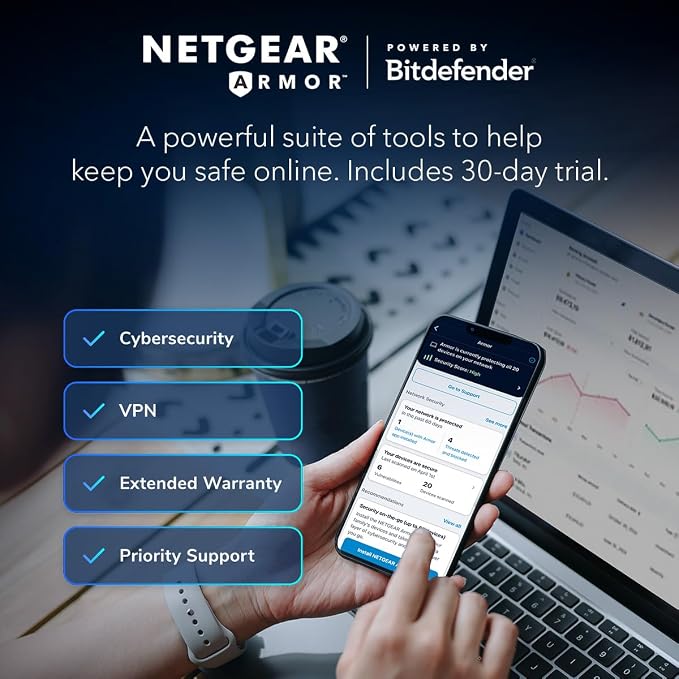 NETGEAR Nighthawk Cable Modem and WiFi 6 Router Combo - Image 3