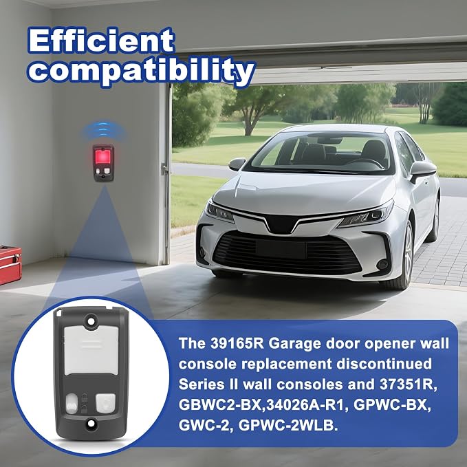 Garage Door Openers, 39165R GBWCSL2-BX Garage Door Wall Button - Image 4