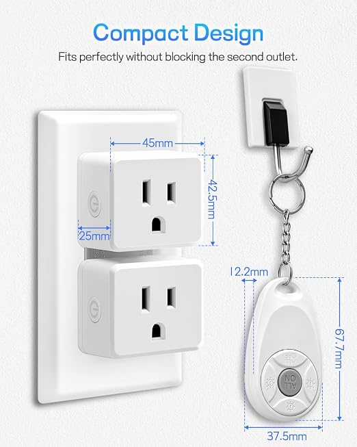 Greencycle Remote Control Outlet, Wireless Light Switch and 3 Outlet Plugs - Image 5