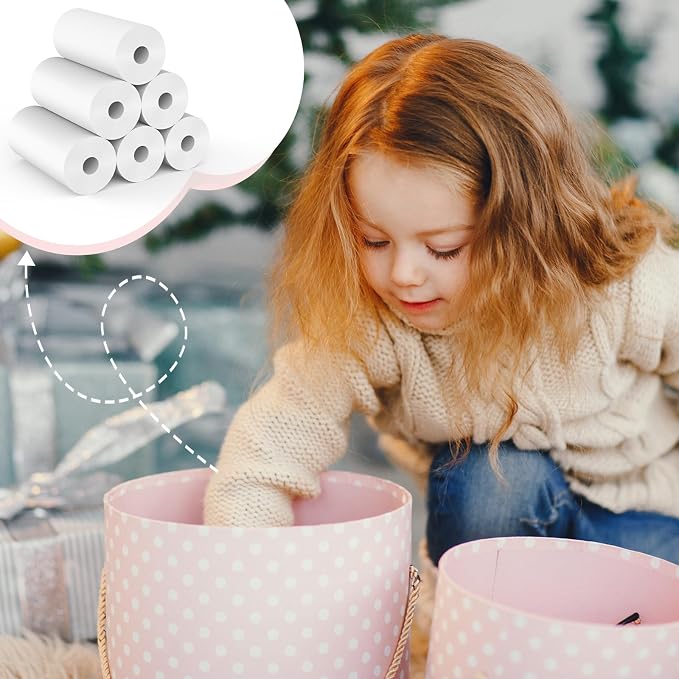 16 Rolls Kids Camera Instant Print Refill Paper Set, Phetium HD Printing - Image 7