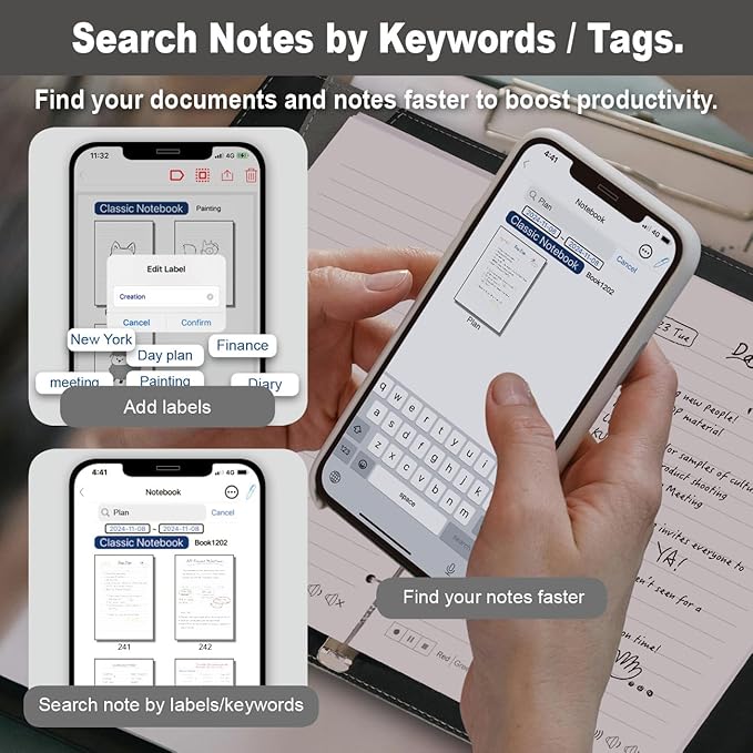Smart Pen for Note Taking Set Real-Time Paper-to-Digital, Smart Digital Notebook - Image 5