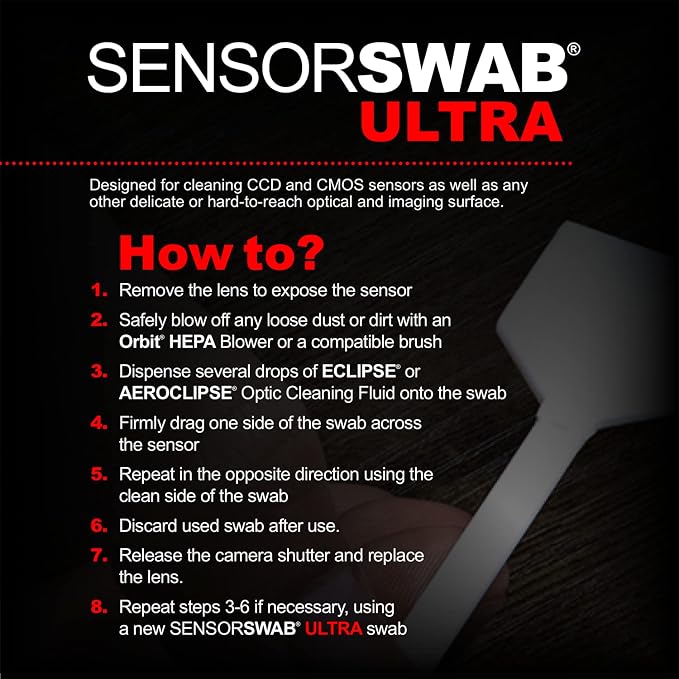 Photographic Solutions Sensor Swab Ultra 20mm Type-1 Digital Imaging Sensor - Image 7