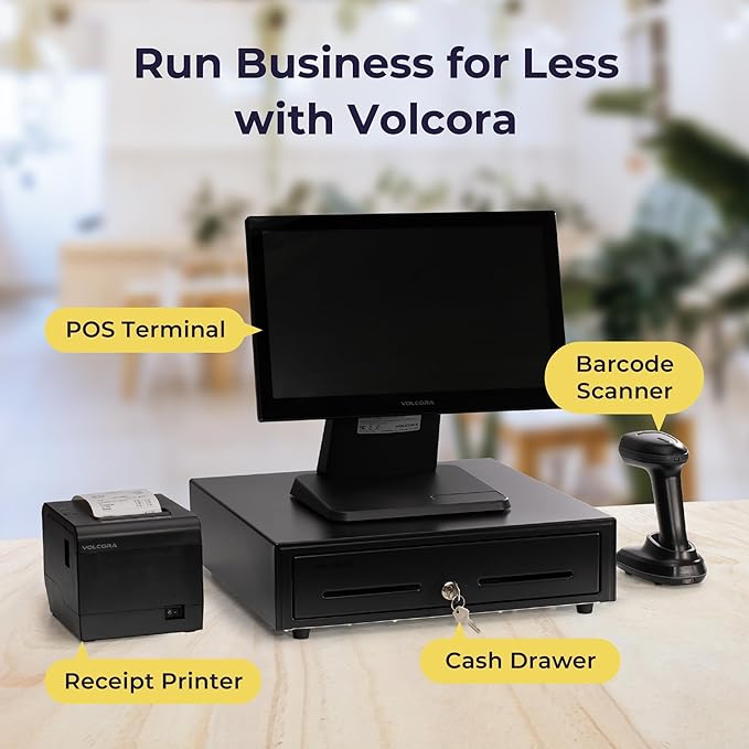 Volcora Thermal Receipt Printer, 80mm POS Printer w/Auto Cutter, USB/WiFi - Image 6
