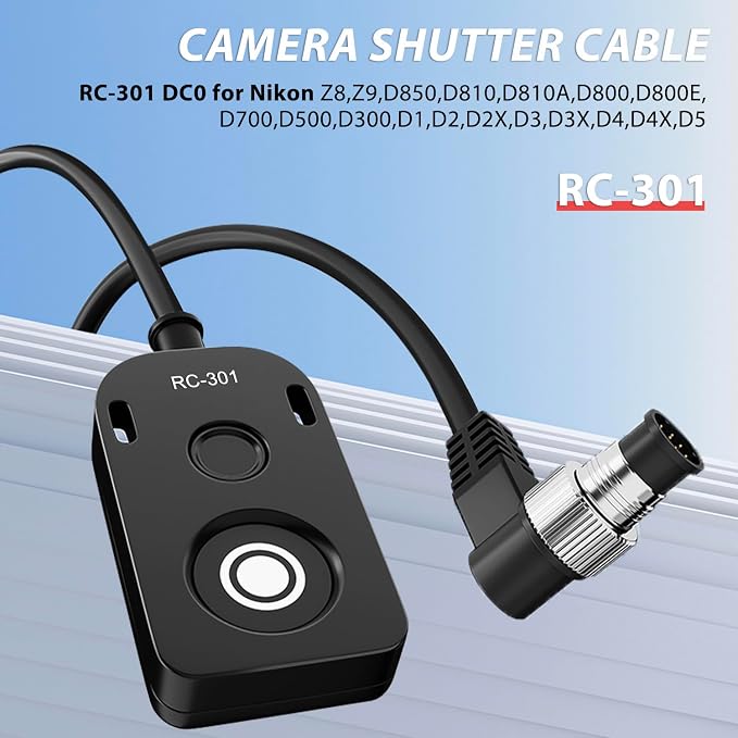 5M Extension Cord RC301-DC0/MC-30 Remote Control Shutter Release Cord - Image 2