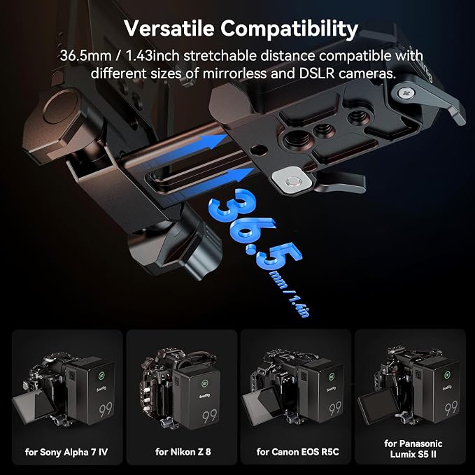 SmallRig Foldable V Mount Battery Plate, All-in One Mounting Solution - Image 6
