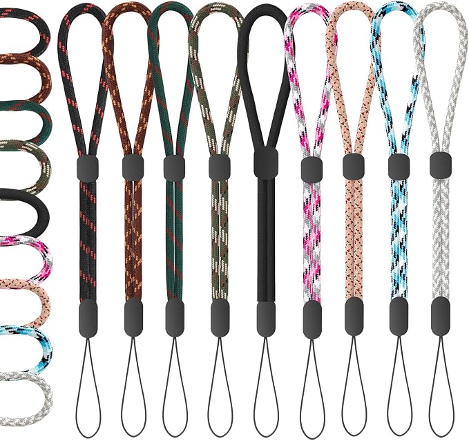FrgKbTm Hand Wrist Strap Lanyard, Adjustable Nylon Colorful by FrgKbTm