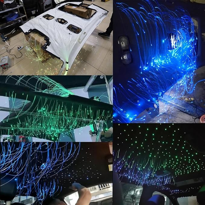 AKEPO Fiber Optic Light End Glow Cable 200pcs Ф0.03in 6.5ft/2m PMMA Plastic - Image 5