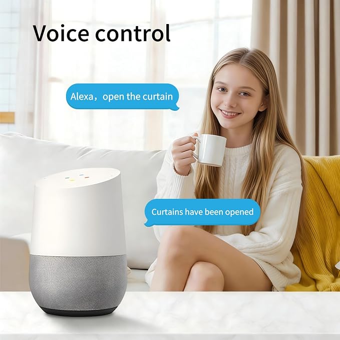 Mini WiFi Motor with Plug for Smart Curtain Track System, Automatic Ceiling - Image 6