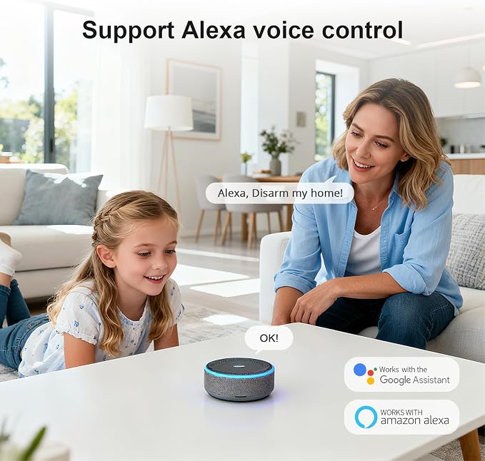 Alarm System for Home Security, Phone App Control, Real-Time Alert, Auto Alarm - Image 4
