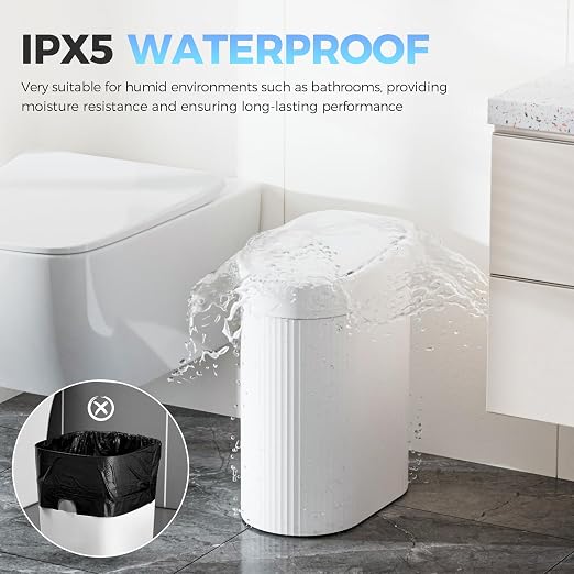 jinligogo 3 Pack 5 Gallon Bathroom Trash Can - Image 3