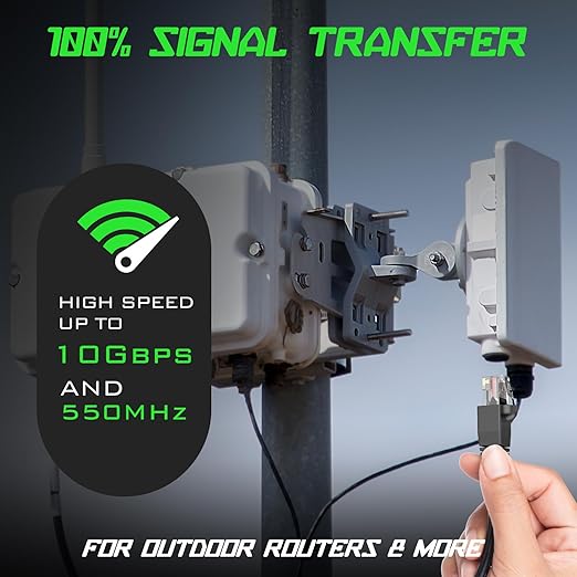 CableGeeker Cat 6 Ethernet Cable 250 ft, High Speed 10Gbps CCA Internet Network - Image 7