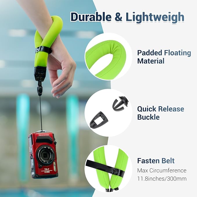JJC Waterproof Camera Float Strap Phone Float Strap - Image 3