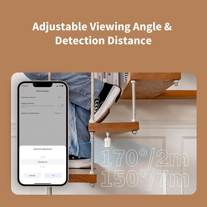Aqara Zigbee Motion Sensor P1 3 Pack, Smart Motion Detector - Image 4
