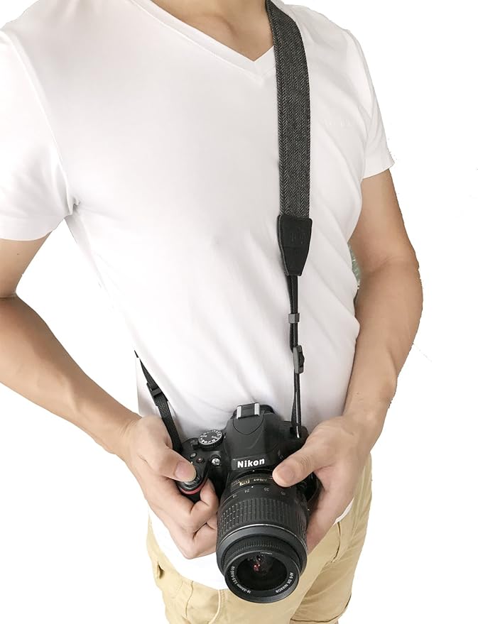 Alled XN01-0943 Neck Shoulder Belt Strap, Vintage Print Soft Colorful Camera - Image 4
