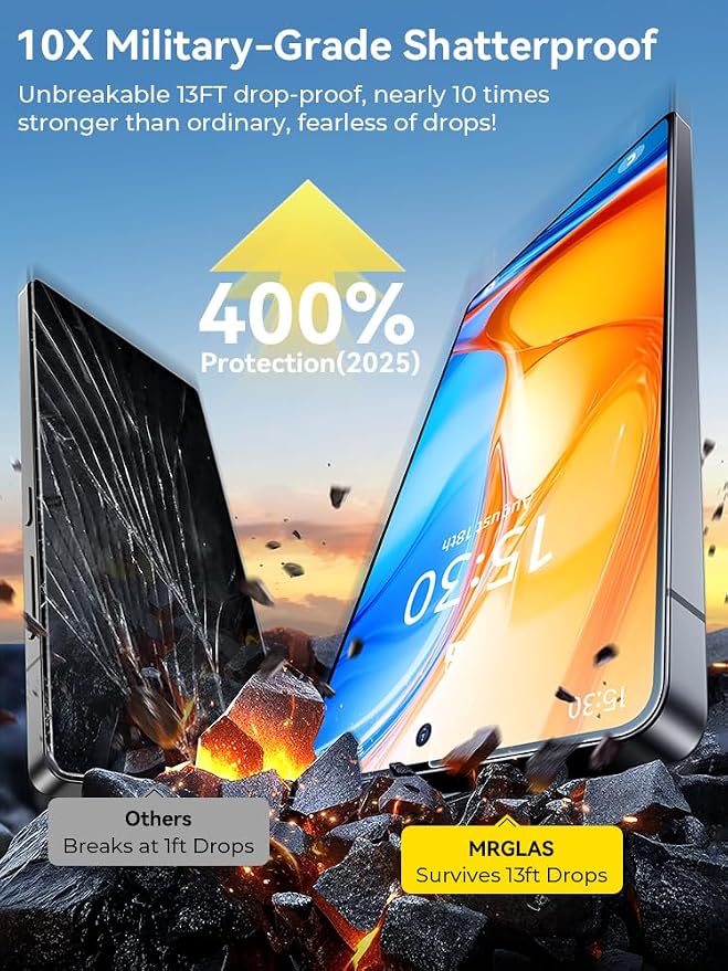 MRGLAS 2+2 Packs for Samsung Galaxy S26 Ultra Privacy Screen Protector 6.9'' - Image 4