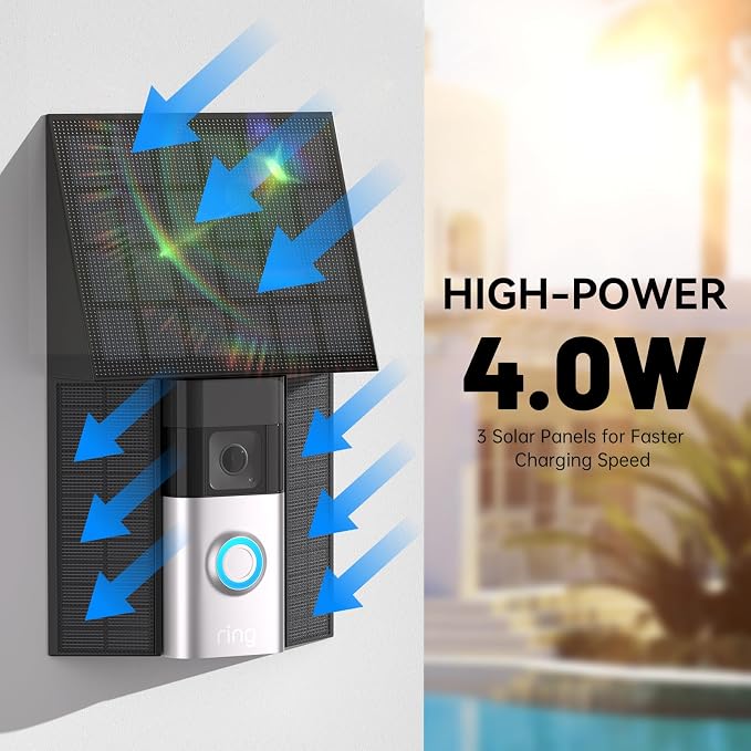 Solar Charger for Ring Battery Doorbells - Image 4