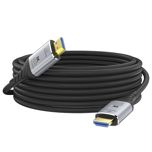 Fiber Optic HDMI Cable 80FT, 8K Long HDMI 2.1 Cable, 48Gbps Ultra High Speed by DGHUMEN