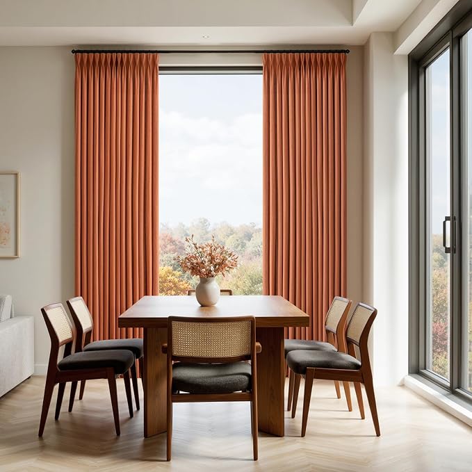 Memory Trained Pinch Pleated Curtains 96 Inches Long, Viral Linen Pinch Pleat - Image 9