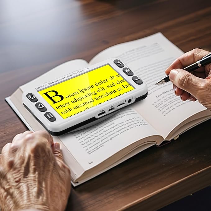 VEVOR Portable Digital Magnifier, 5-inch HD Electronic Video Magnifier - Image 8