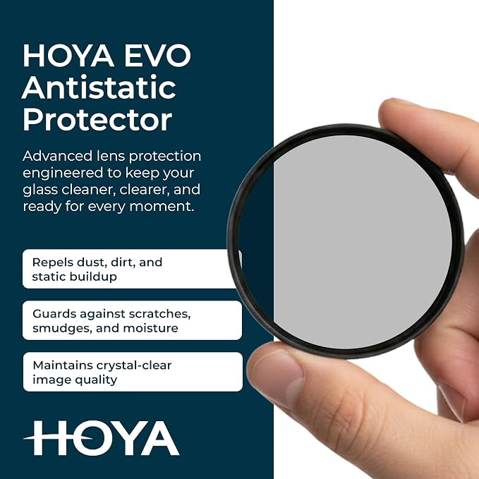 Hoya EVO Antistatic 55mm Filter — Premium Optical Glass w/ 16-Layer SMC Lens - Image 5