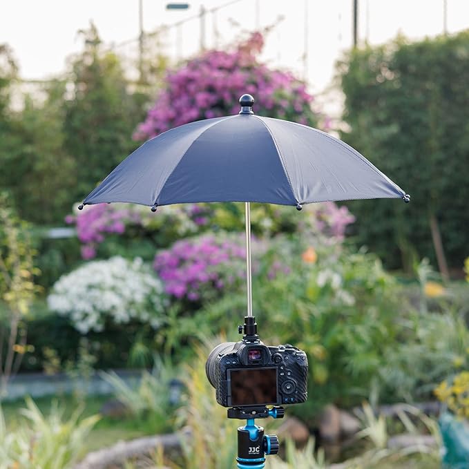 DSLR Mirrorless Camera Hot Shoe Umbrella Rain Cover Protector Sunshade - Image 6