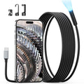 USB C Endoscope Camera with Light, Teslong Type-C Snake Borescope Camera with 8 by Teslong
