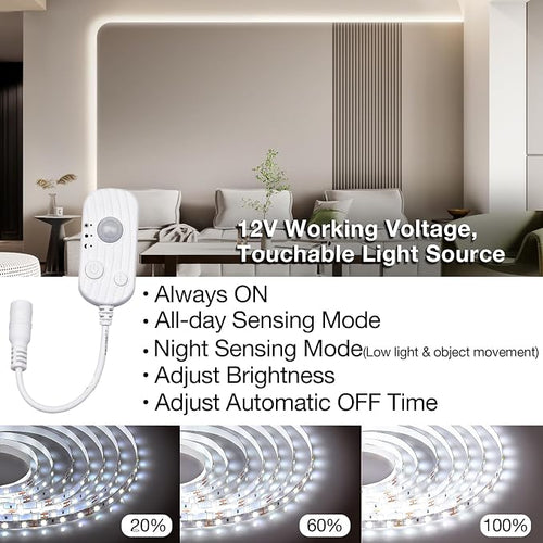 40FT White LED Strip Lights - Image 2