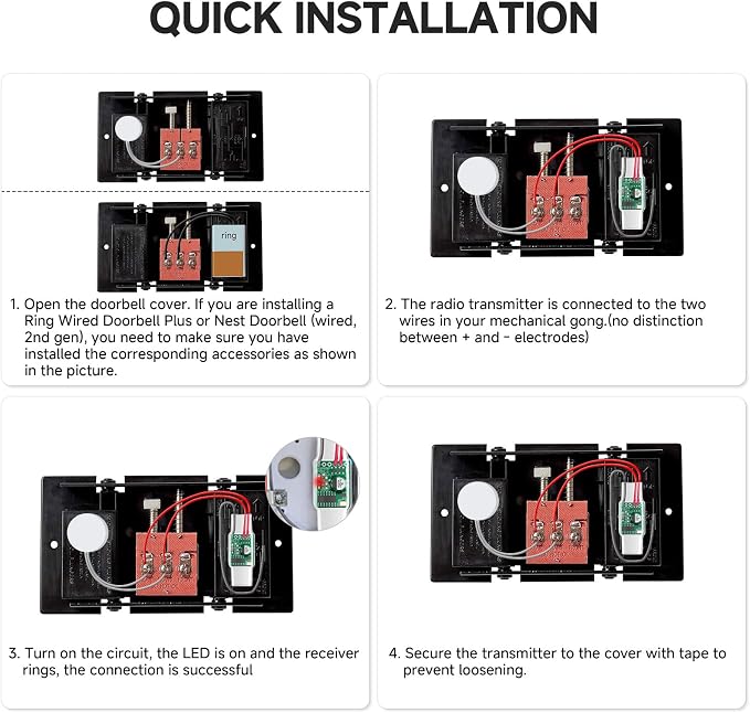 Satisure Wireless Doorbell Chime - Image 6
