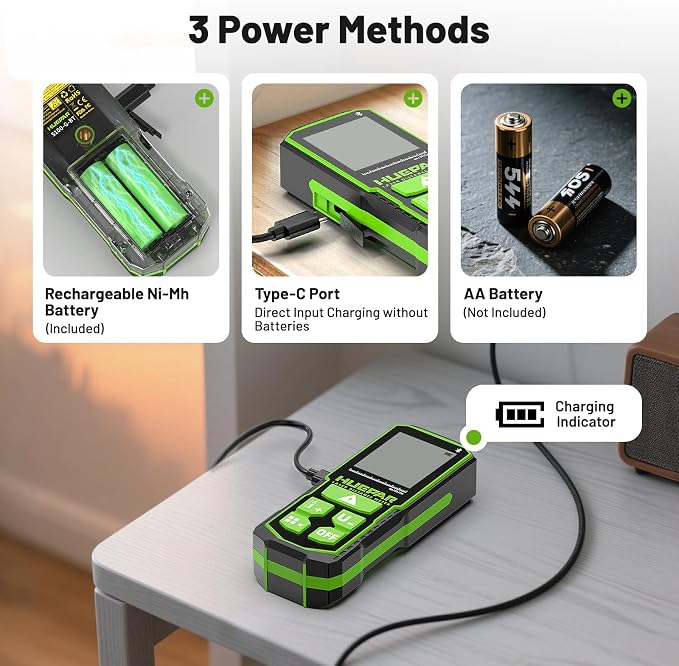 Huepar 330Ft Green Laser Measuring Tool - Image 6